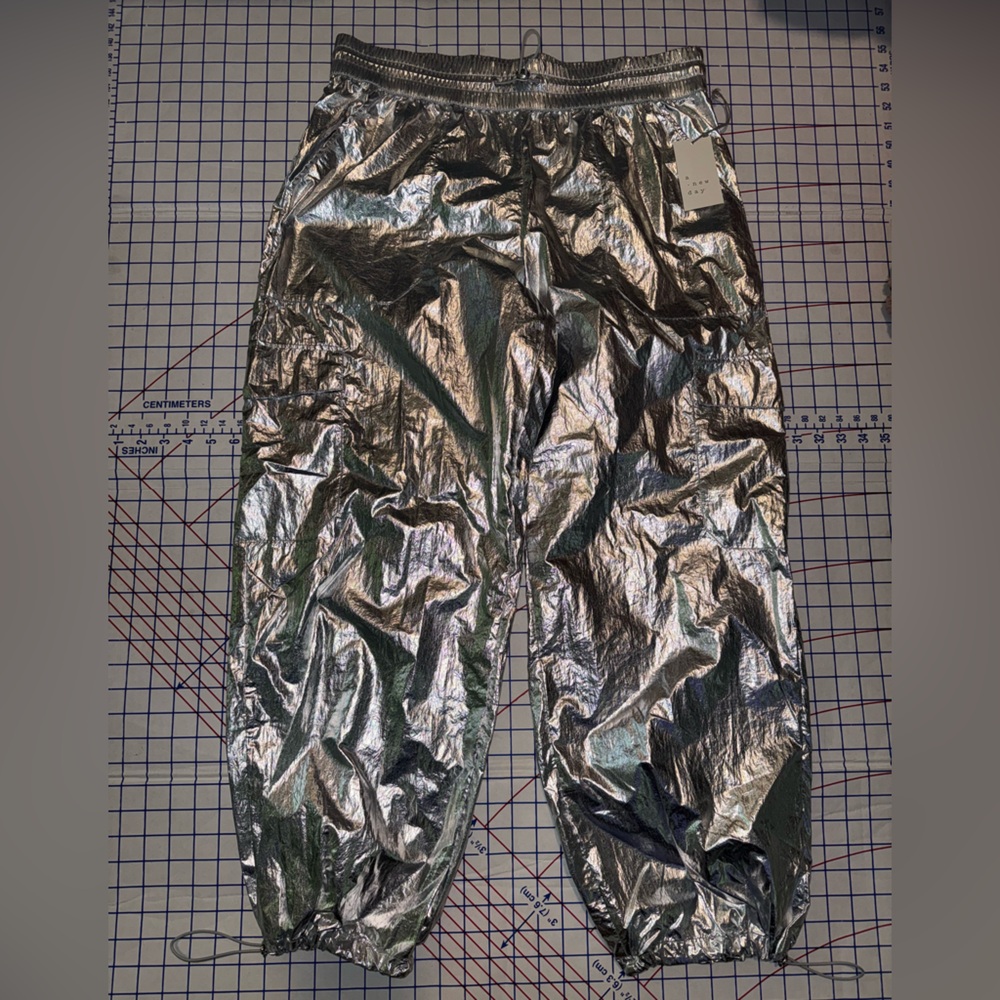 A New Day Shimmering Silver Pants